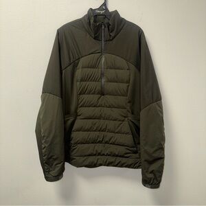 Lululemon Jacket Women’s 14 Down for It All Pullover 1/2 Zip green used